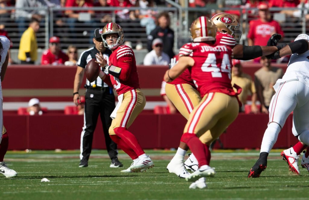 Brock Purdys NFL leading accuracy on deep passes a 49ers key