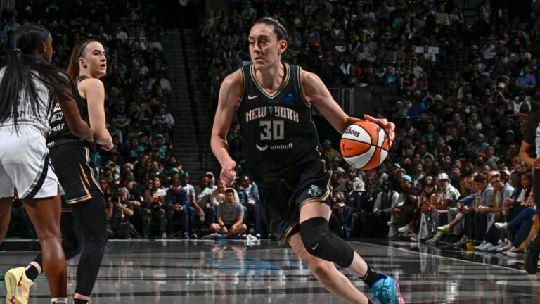 Breanna Stewart reminds Aces she’s still a force, drops 34 in Liberty Game 1 win