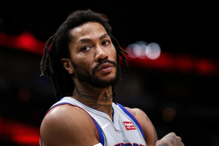 Derrick Rose is retiring from the NBA.. (Photo by Dylan Buell/Getty Images)