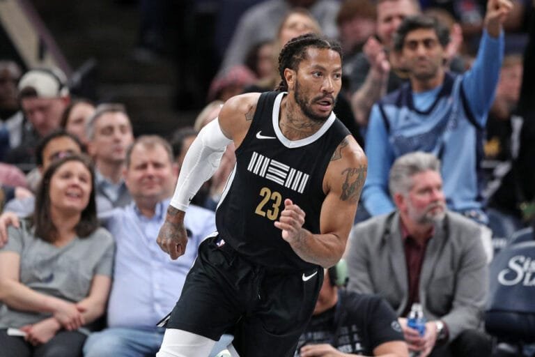 The Grizzlies have reportedly waived Derrick Rose. (Justin Ford/Getty Images)