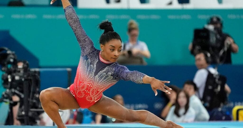 Simone Biles says ‘not a big deal after video shows