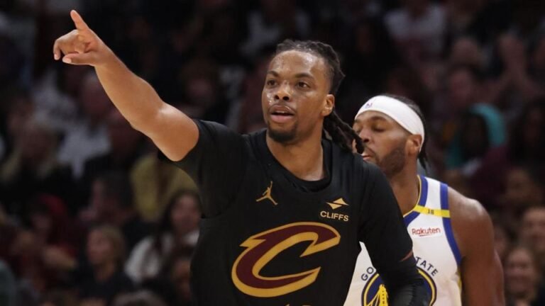 Darius Garland in action for the Cleveland Cavaliers