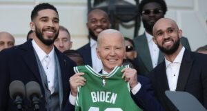 Celtics' Derrick White shares details from White House visit