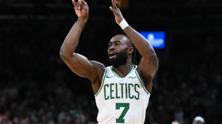 Celtics' Jaylen Brown calls out Timberwolves' 'hating-ass broadcast' after best shooting game of the season