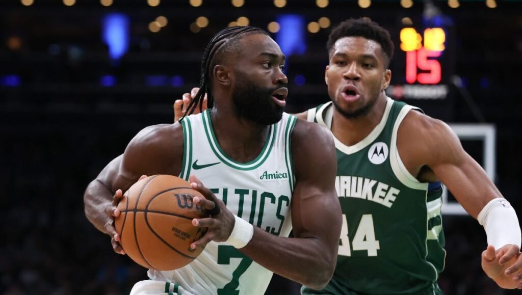 Jaylen Brown fires back at Nike for ‘childish' Giannis reference