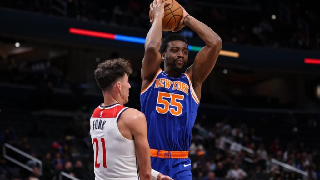 Knicks converting rookie center Ariel Hukporti from two-way to standard rookie contract