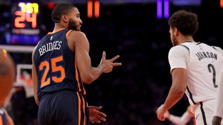 Mikal Bridges' game-saving block shows potential impact on Knicks this season