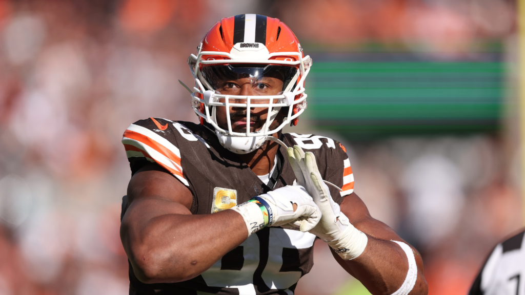 Myles Garrett says T.J. Watt should apologize to him for Defensive Player of the Year snub